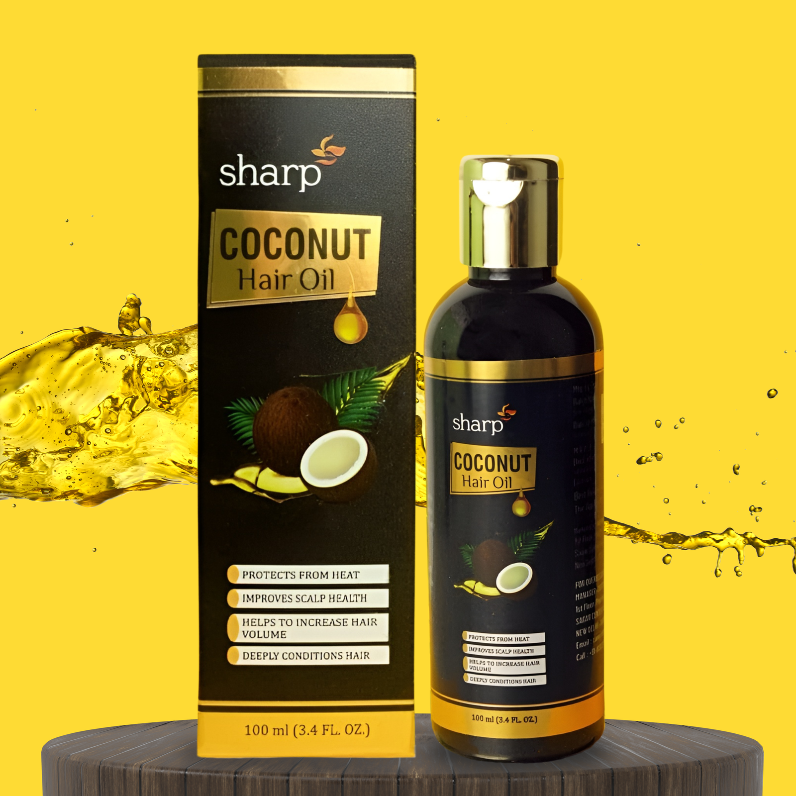 Sharp Coconut Hair Oil (100ml)